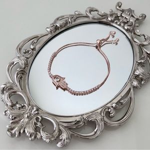 New Rose Gold Palm Rhinestone Bracelet